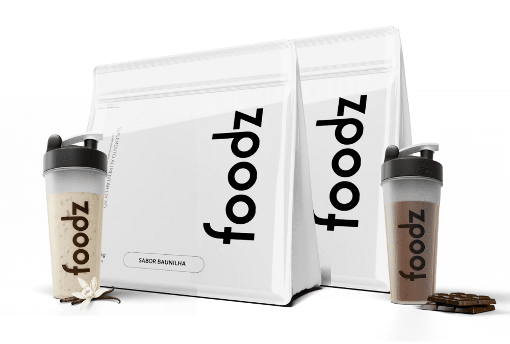 1 Foodz PRO Bag Chocolate + 1 Foodz PRO Bag Baunilha Alimentos Foodz