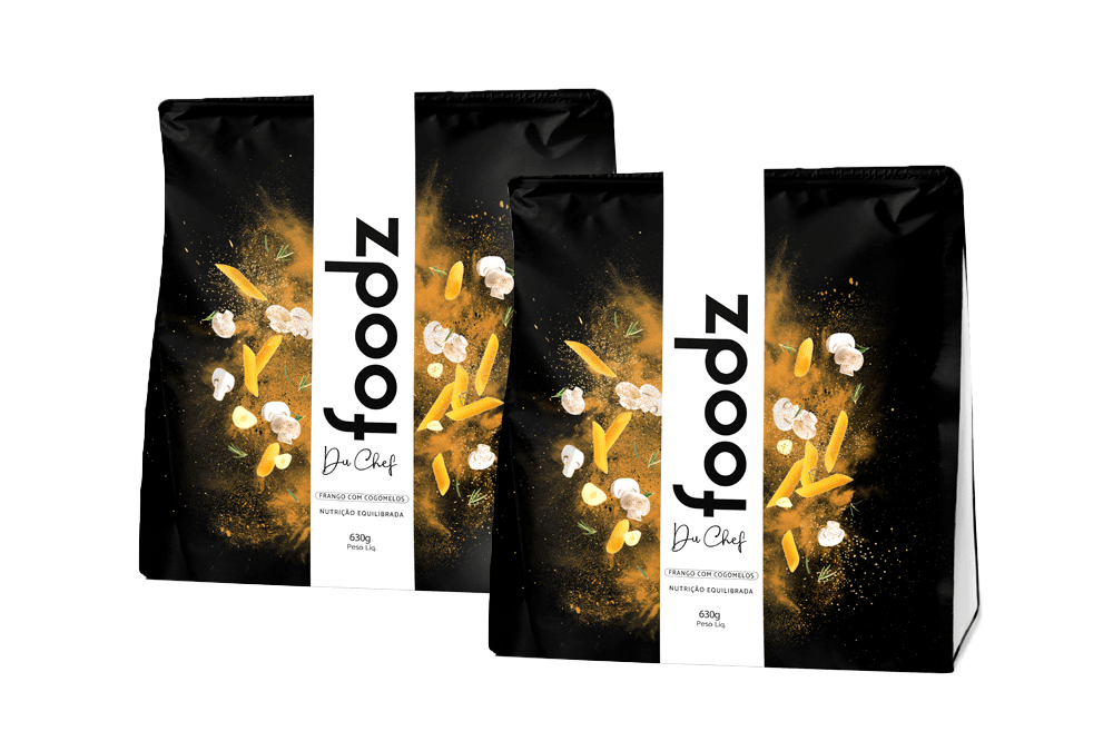 Combo 2 Foodz Du Chef Frango com Cogumelos Foodz 