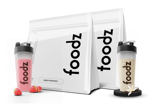 1 Foodz PRO Bag Chocolate + 1 Foodz PRO Bag Morango Alimentos Foodz 