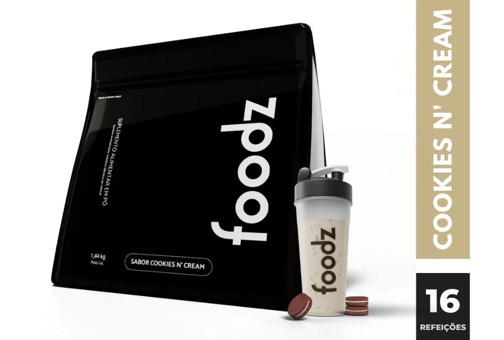 Foodz Original - Bag Alimentos Foodz Cookies N' Cream V3.0 - R$21,80 por refeição 